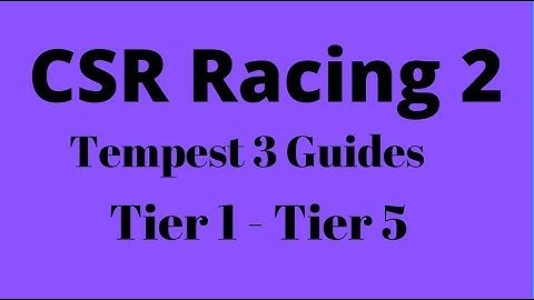 Tempes 3 guides (old video),  what parts to fit for the PP Limits required for each race