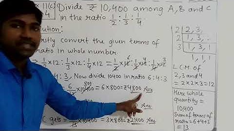 Q.4 - Ex.11(C) - Ratio - ICSE Maths Class 6th - Chapter 11.