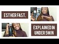 Esther fast | Explained in under 5 min | My testimony.