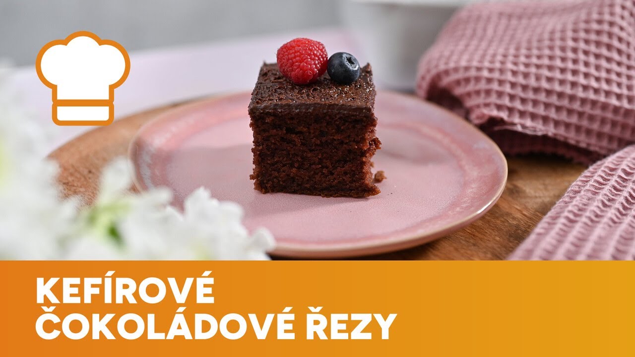 Kefírové čokoládové řezy jsou skvělou volbou pro milovníky čokolády