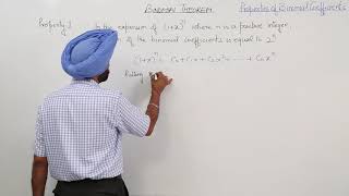 ICSE CLASS 11 MATH - BINOMIAL THEOREM - 51  Property 1 of Binomial Coefficient