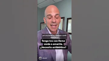 ¿Qué significa flema verde amarillenta?