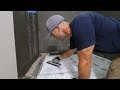 Waterproofing a Curbless Shower Pan for Tile ***LINEAR DRAIN***  -- Grandpa Bath Episode 5