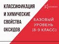 Классификация и химические свойства оксидов.