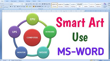 Insert a SmartArt graphic in word | How to use SmartArt in MS Word ?