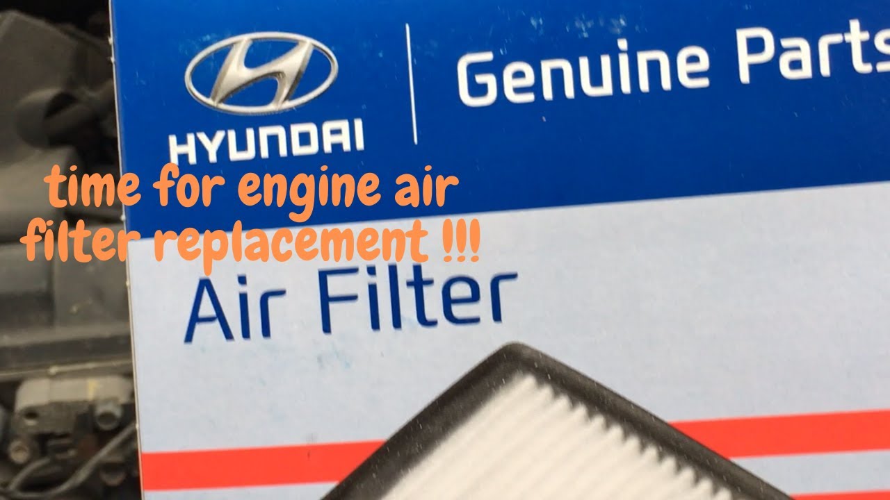 DIY 2011 Hyundai Elantra Touring Engine Air Filter Replacement
