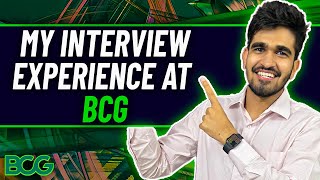 My Interview Experience at BCG | Kushal Lodha