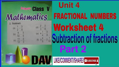 DAV Class 5 Maths Unit 4 worksheet 4  Q.N. - 2 All  Sums @EASY MATH