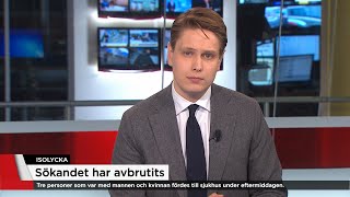 Sökandet har avbrutits efter isolyckan i Skutskär - två kroppar hittade - Nyheterna (TV4)