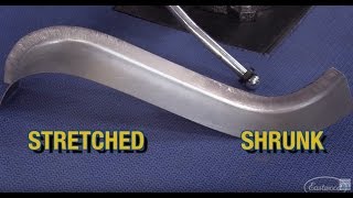 How To Shrink & Stretch Metal!  Forming Door Jams, Windshield Frames, Bike Fenders & More - Eastwood