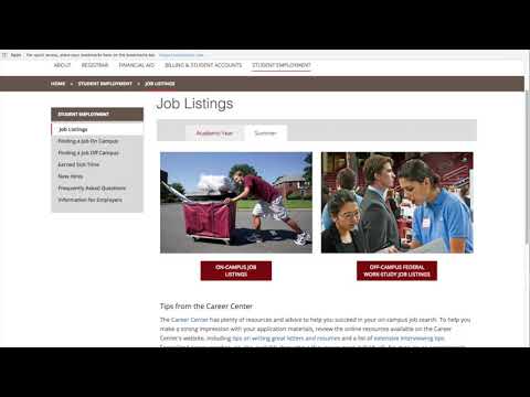 Introduction to Student Employment at Boston College
