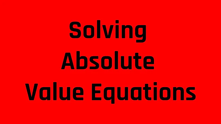 How To Solve Absolute Value Equations | Grammar Hero's Free ASVAB/PiCAT Tutoring & Algebra Review