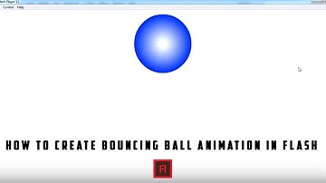 How to create Bouncing Ball Animation in Adobe Flash / Bouncing Ball Animation / After Flash