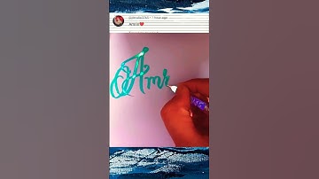 AMRIN #shortsvideo #calligrapgy #trending #art #name #ytshortsindia