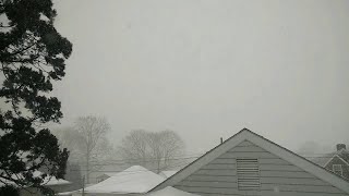 Lancaster County Snow Squall Time Lapse (2/22/2021)