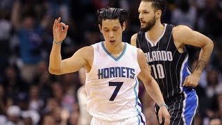 林書豪 Jeremy Lin&#39;s Offense &amp; Defense Highlights 2016-04-14 Hornets VS Magic