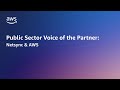 Netsync and aws provide solutions for customers using existing infrastructures  aws public sector