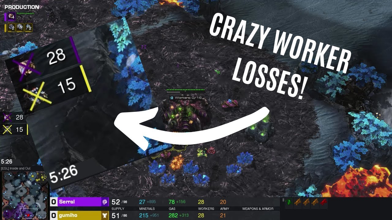 Serral (Z) Vs. Gumiho (T) on Inside and Out! [Starcraft 2 cast] - YouTube