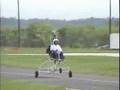 Monarch gyrocopter doing stop and drop landings