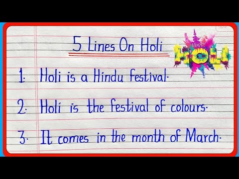 holi nibandh in english