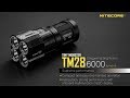 smallest 6,000 lumen flashlight I have ever seen - Nitecore TM28 (Tiny Monster)