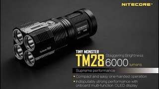 smallest 6,000 lumen flashlight I have ever seen - Nitecore TM28 (Tiny Monster) screenshot 4