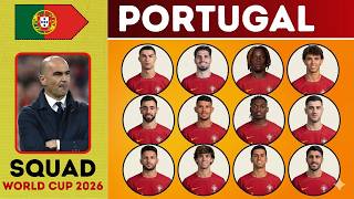 Kemungkinan Susunan Pemain Portugal untuk Piala Dunia FIFA 2026 | Skuad Portugal untuk Piala Duni...