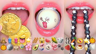 ASMR 10 MINUTES EMOJI FOOD CHALLENGE 10분 이모지 먹방 모음집 EATING SOUNDS MUKBANG