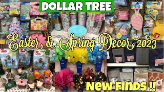 DOLLAR TREE EASTER AND SPRING DECOR 2023 *SHOP WITH ME AT DOLLAR TREE #shopwithme #easter2023