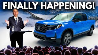 The ALL NEW 2024 Honda Ridgeline is About to DOMINATE the Entire Market!