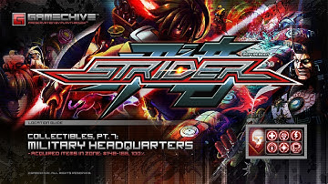 Strider [2014] (Collectibles Guide, Pt. 7/10: Military HQ Zone, #148-166, 100%) PS4 Gamechive