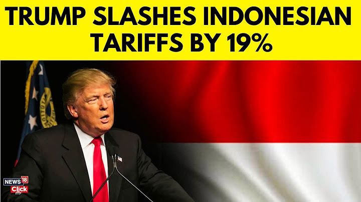 President Trump Says Indonesian Goods To Face 19% Tariff Under New Pact | Trump Tariff | N18G