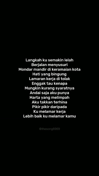 Langkahku Semakin Lelah Berjalan Menyusuri (Lirik) #shorts