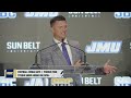 JMU Press Conference At 2025 Sun Belt Conference Football Media Days July 23 2025 JMU Press Conference At 2025 Sun Belt Conference Football Media Days July 23 2025