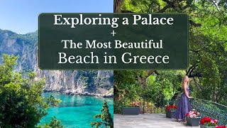 Exploring a Palace + The Most Beautiful Beach in Greece! by Arenia White 3,817 views 2 years ago 6 minutes, 53 seconds