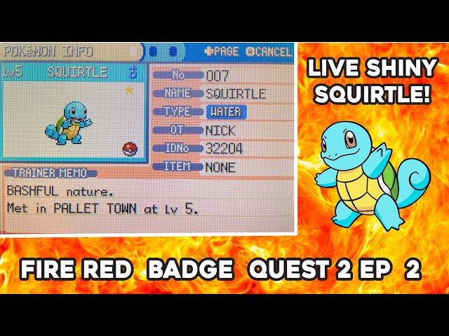 LIVE 5% Shiny Pikachu after 13,432 REs in FireRed! (BMQ #2) 