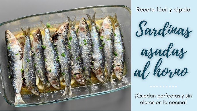 Sardinas en freidora de aire Cosori Receta de Becky- Cookpad