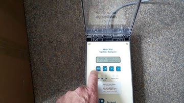 Burkard High-volume Cyclone: Setting start delay, start time and finish time (this one is repeated)