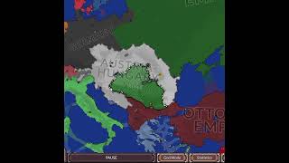 Austro Hungary 1912 VS Balkan Country In 1912 (game name: Ages Of Conflict)