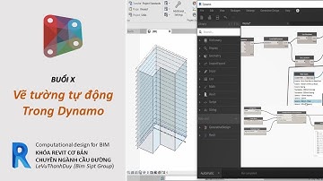 DYNAMO FOR REVIT BUỔI 3: TẠO TƯỜNG TỰ ĐỘNG TRONG DYNAMO (AUTOMATIC WALL IN DYNAMO REVIT)