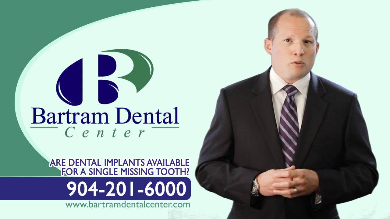 Dental Implants for a single missing tooth. Dentist St Johns FL YouTube
