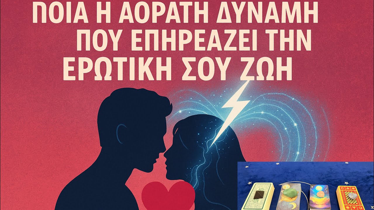 ♠️ΠΟΙΑ Η ΑΟΡΑΤΗ ΔΥΝΑΜΗ-ΕΝΕΡΓΕΙΑ ΠΟΥ ΕΠΗΡΕΑΖΕΙ ΤΗΝ ΕΡΩΤΙΚΗ ΣΟΥ ΖΩΗ❓#manos_tarot #pickacard #ταρω