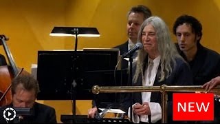 Patti Smith forget lines - Bob Dylan Nobel tribute / Patti Smith