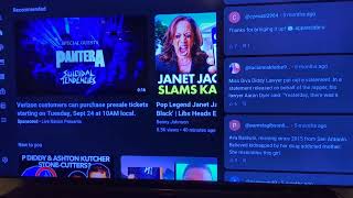 Smart TV goes haywire after I search for info on Ava Baroni Combs. #diddycombs unexplainedphenomena