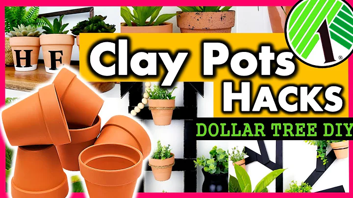 Everyone will be buying CLAY POTS after seeing these HACKS! Dollar Tree DIYs 2022