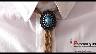 Paracord bolo tie- simple