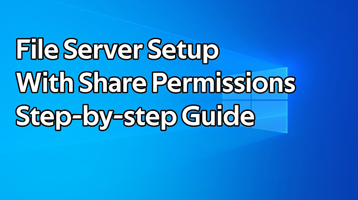You dont have permission to access shared folder