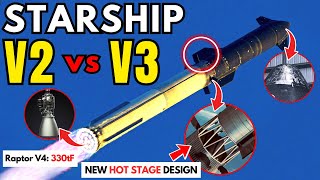 Starship V2 & V3's Game-Changing Upgrades Unleash New Powerful Raptor Engine & More