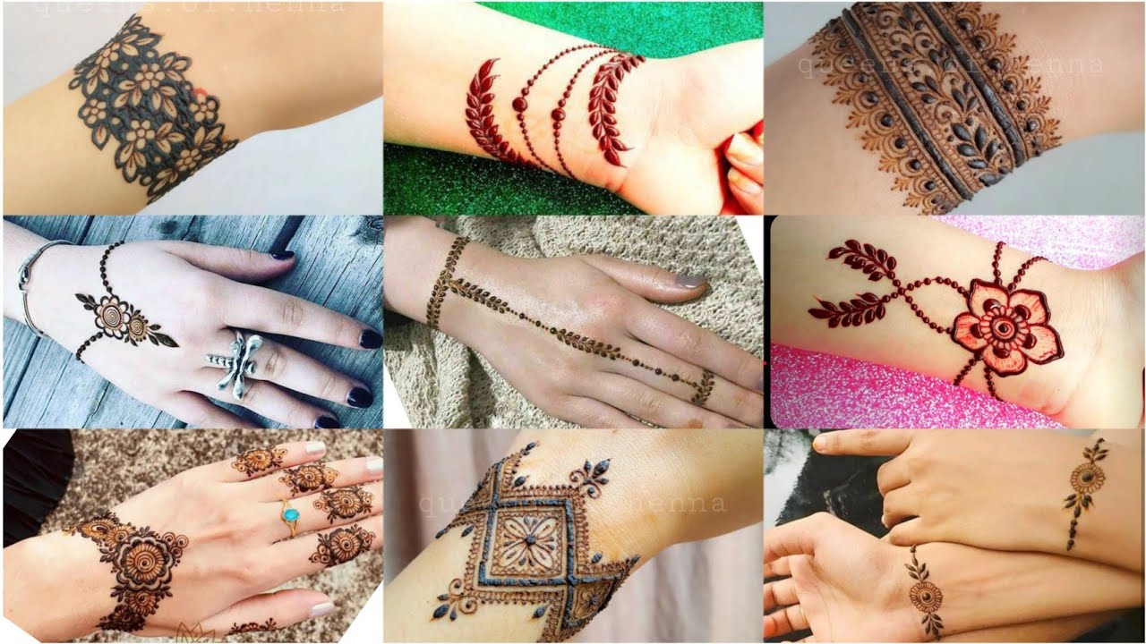 World's Best Bracelet Tattoo Design | Mehndi Tattoos | Cute Mehndi Designs  by Star Mehndi - YouTube