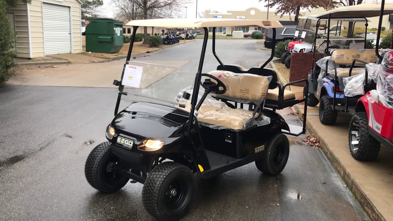 Black 2019 EZGO Valor Revel 42 Golf Carts and Power Sports YouTube